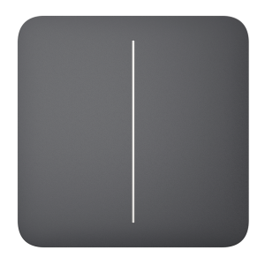 AJAX - SOLO BUTTON (2-GANG) GRAPHITE