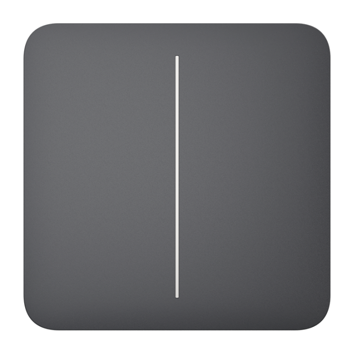 AJAX - SOLO BUTTON (2-GANG) GRAPHITE