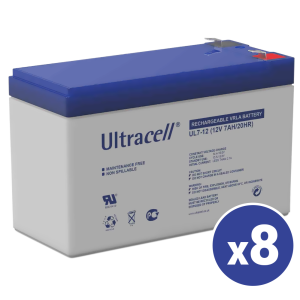 ULTRACELL - 8άδα Μπαταρίες 12V 7Ah