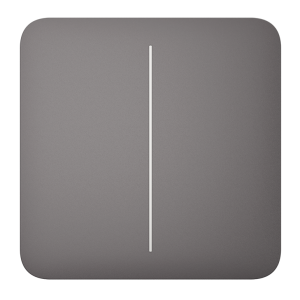 AJAX - SOLO BUTTON (2-GANG) GREY