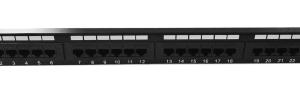 SAFEWELL - UTP Patch Panel Cat6A 24Port, 19" 1U