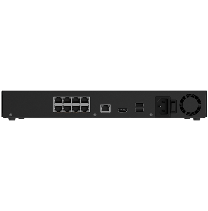 AJAX - NVR H2DAI8PAC (8ch) SUPERIOR BLACK - Image 3
