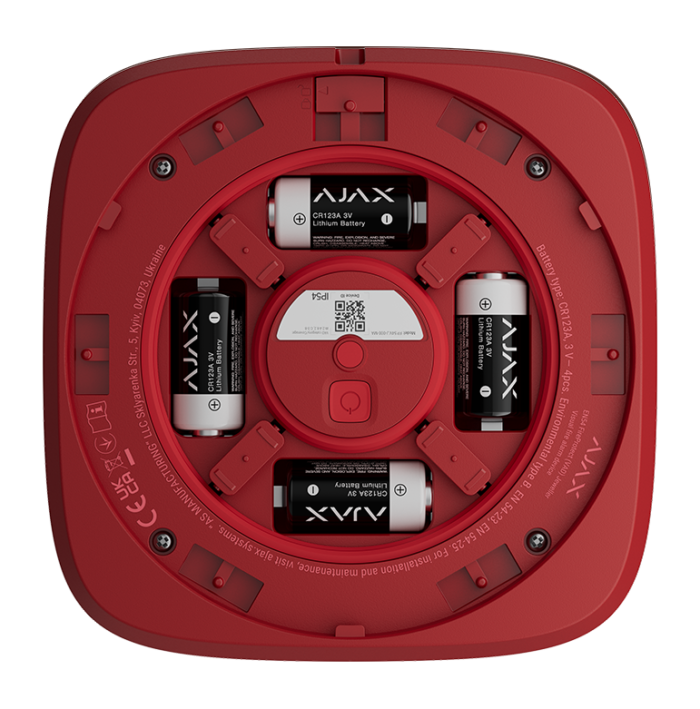 AJAX - EN54 FIRE PROTECT (VAD) RED - Image 2
